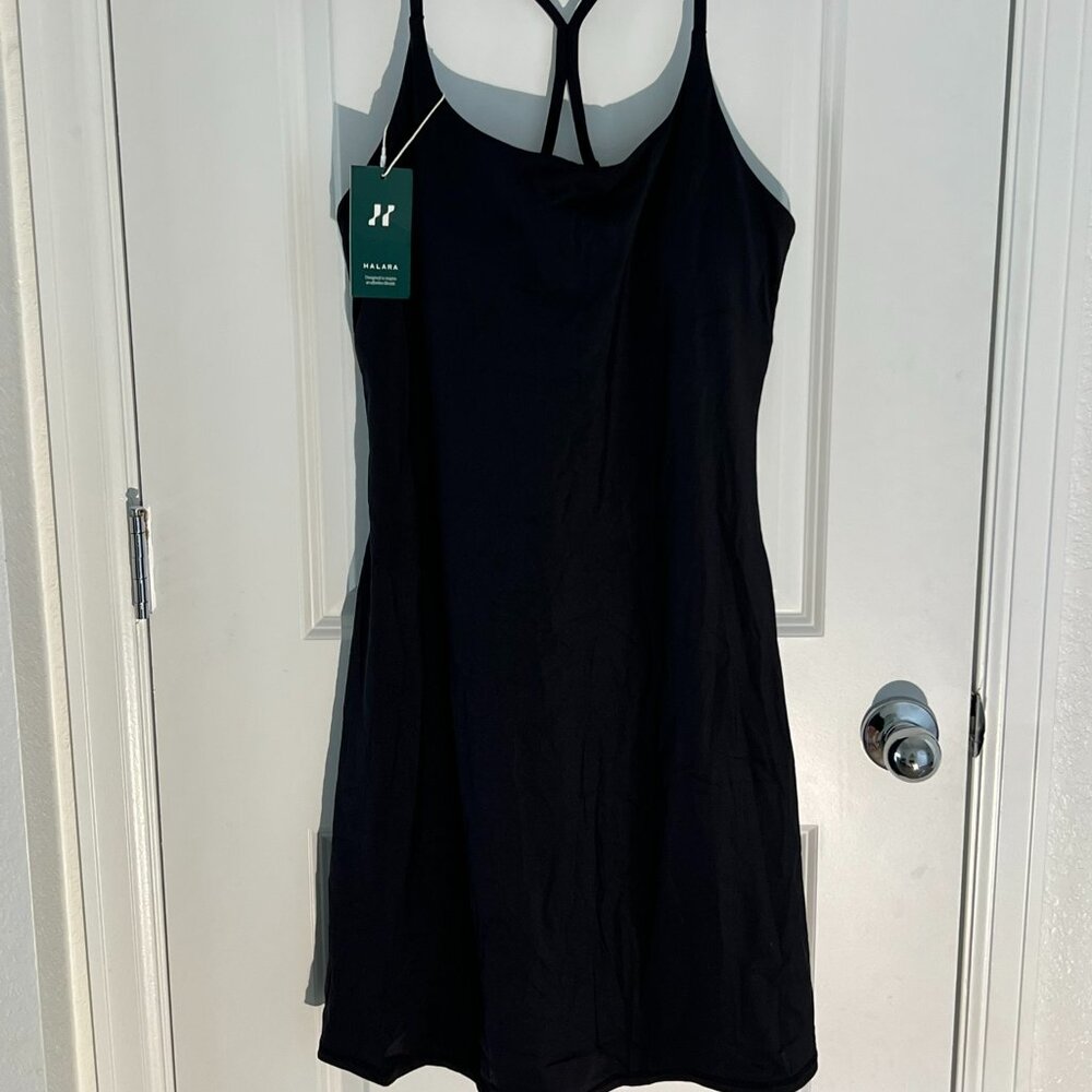 NWT Halara SoftlyZero™ Airy Cut Out 2-in-1 Pocket Cool Touch Mini Activity Dress